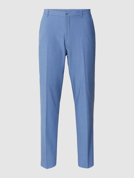 MCNEAL Spodnie garniturowe o kroju slim fit z francuskimi wpuszczanymi kieszeniami Niebieski 2
