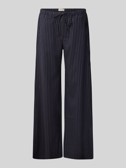 spodnie o kroju wide fit z elastycznym pasem Shop The Look MANNEQUINE