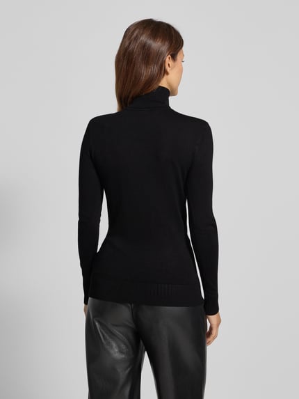 GUESS Strickpullover mit Rollkragen Modell 'MELANIE' Black 5
