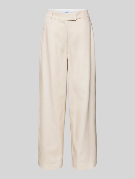 Spodnie materiałowe z tyłu kieszeniami z wypustką Shop The Look MANNEQUINE