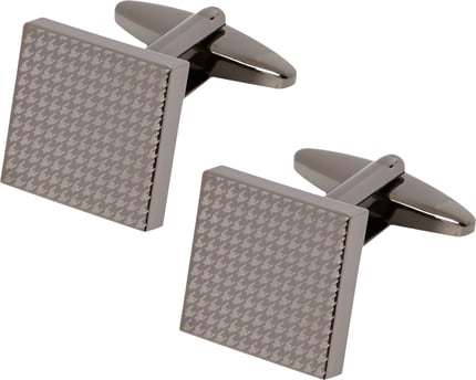 Lindenmann Manschettenknöpfe mit feiner Gravur Silber 4