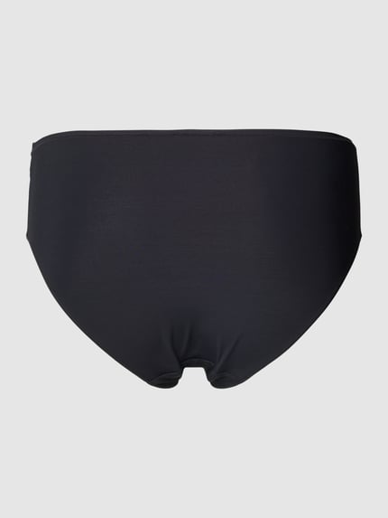 HANRO Slip in effen design, model 'Allure' Zwart - 3