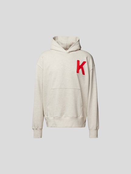 Kenzo Oversized Hoodie mit Känguru-Tasche Sand 2