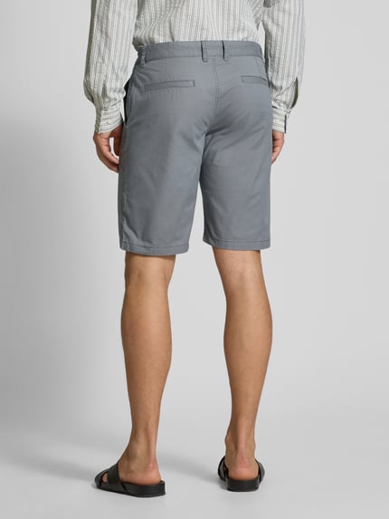 MCNEAL Slim Fit Bermudas mit Eingrifftaschen Mittelgrau 5