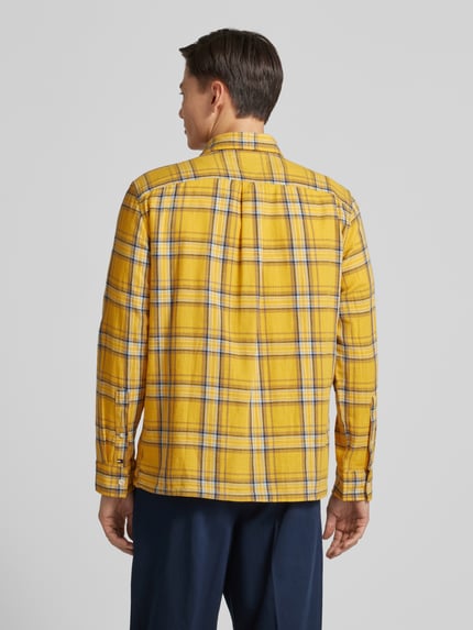 Tommy Hilfiger Relaxed fit vrijetijdsoverhemd van puur katoen Geel - 5