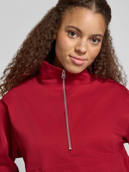 OH APRIL wiatrówka o kroju regular fit z zamkiem błyskawicznym model 'Livia' Wiśniowy 3