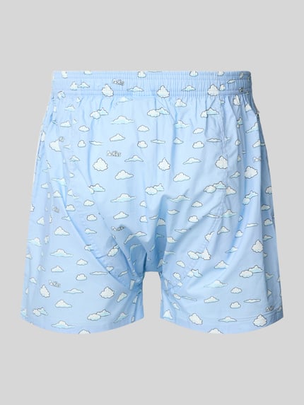 POCKIES Boxershorts mit Label-Detail im 2er-Pack Hellblau 3