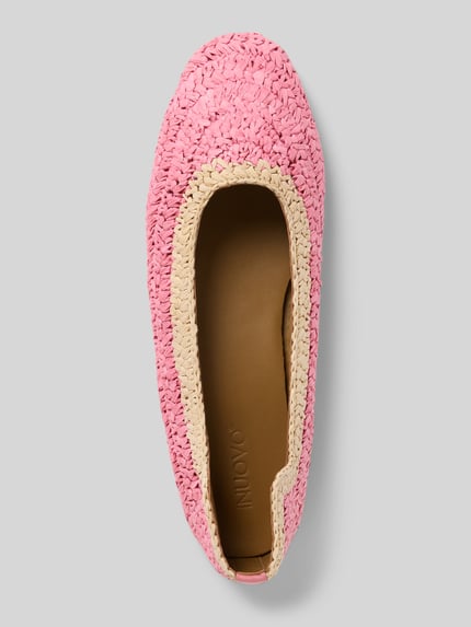 INUOVO Ballerinas in Flecht-Optik Pink 4