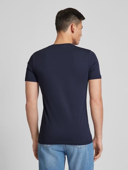 s.Oliver BLACK LABEL Regular Fit T-Shirt mit Rundhalsausschnitt Blau 5