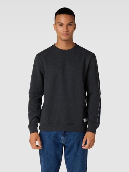 Tommy Hilfiger Sweatshirt met ronde hals Middengrijs gemêleerd - 4