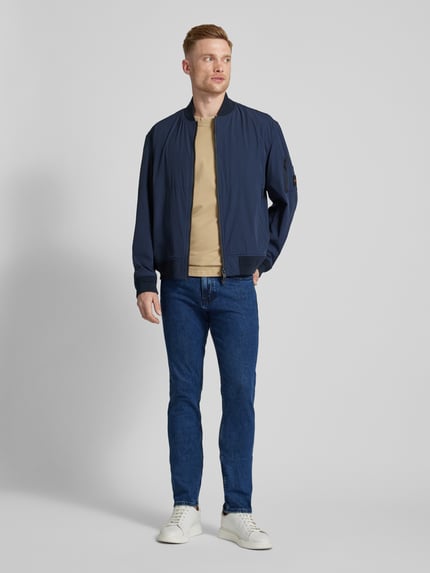 BOSS Orange Slim Fit Jeans im 5-Pocket-Design Modell 'DELAWARE' Jeansblau 1