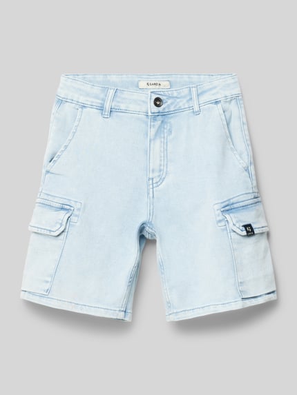 Garcia Korte jeans met cargozakken Blauw - 1