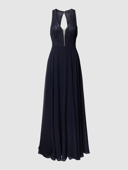 VM by Vera Mont Avondjurk met Parels Marineblauw - 2