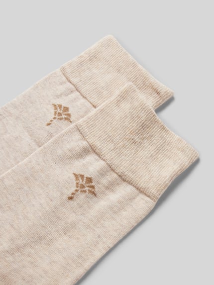 JOOP! COLLECTION Socken mit Label-Print im 2er-Pack Sand 2