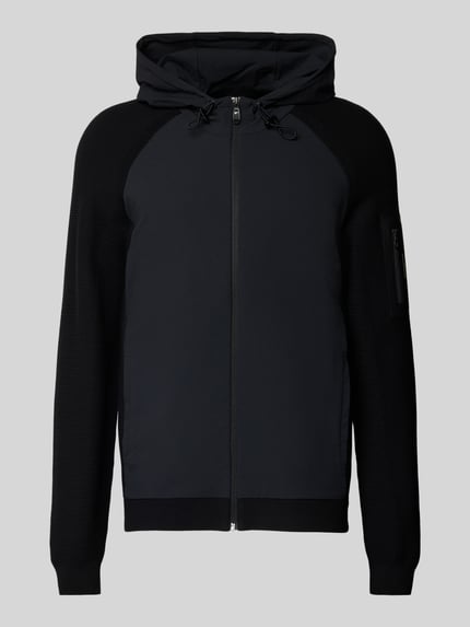 BOSS Green Regular Fit Sweatjacke aus Viskose-Mix Modell 'URBAN COMMUTER' Black 2