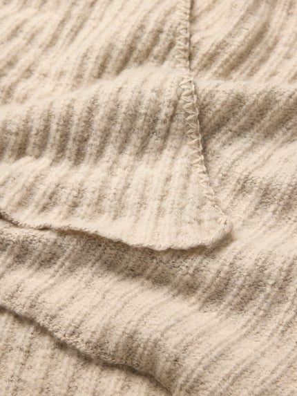 PIECES Schal mit weicher Strickstruktur Offwhite 2