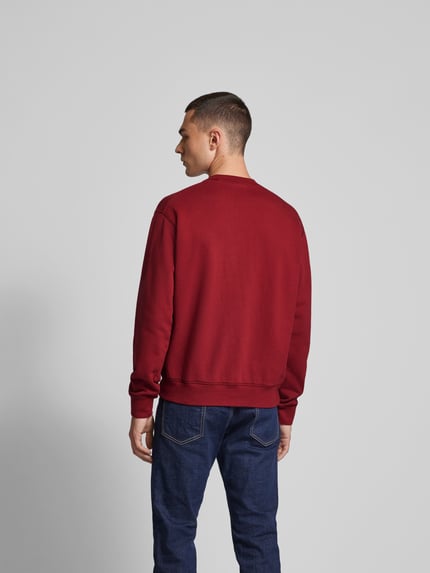 Dsquared2 Sweatshirt met labelprint Bordeaux - 5