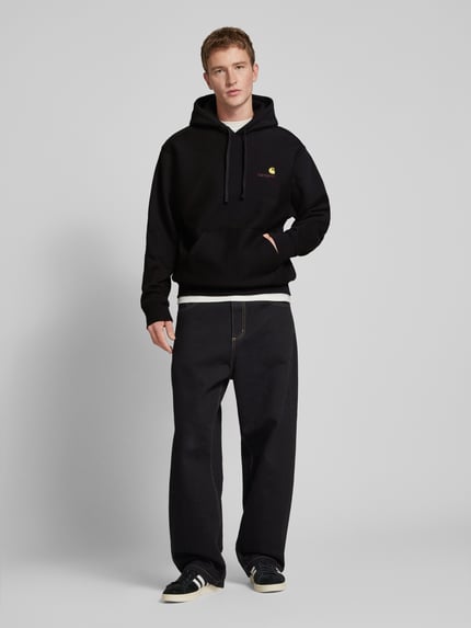 Carhartt Work In Progress Hoodie met capuchon Zwart - 1