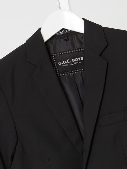 G.O.L. Slim Fit 2-Knopf-Sakko mit Viskose-Anteil Black 2