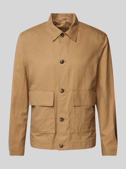MANGO Jacke mit Pattentaschen Modell 'darren' Camel 2