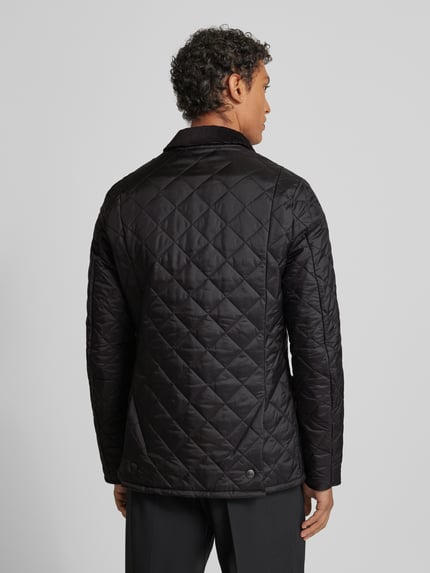 Barbour Steppjacke mit Umlegekragen Black 5