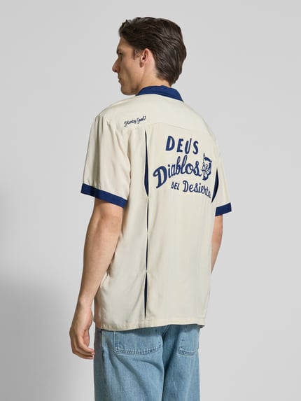 DEUS EX MACHINA Vrijetijdsoverhemd van viscose met borstzakken, model 'Diablo' Offwhite - 5
