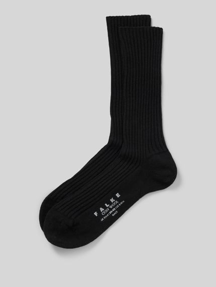 FALKE Socken aus Woll-Mix mit Kaschmir-Anteil Modell 'COSY' Black 1