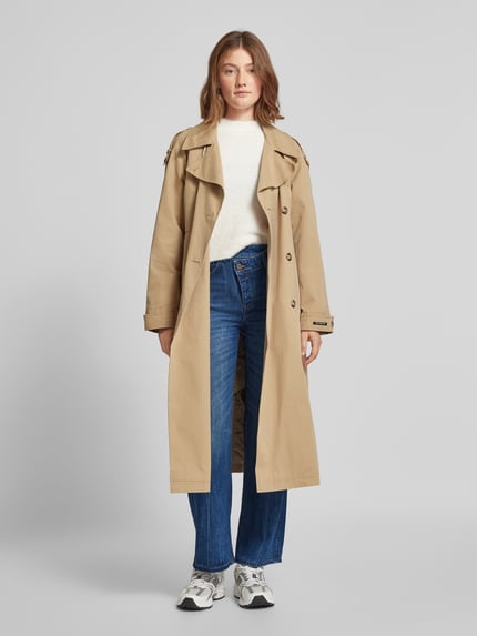 Goldgarn Straight fit jeans met asymmetrische sluiting, model 'C7' Blauw - 1