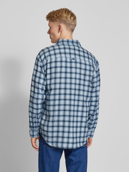 Tommy Jeans Freizeithemd mit Knopfleiste Rauchblau 5