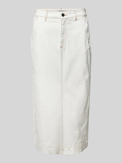 IVY OAK Jeansrok met riemlussen, model 'STEFANIE' Offwhite - 2