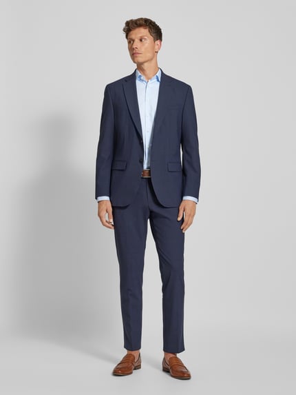 Selected Slim Fit Businesshemd aus Baumwoll-Mix Modell 'FILIP' Bleu 1