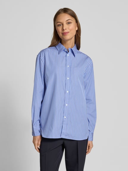 Polo Ralph Lauren Regular Fit Hemdbluse mit Logo-Stitching Hellblau 4