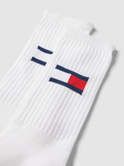 Tommy Hilfiger Socken mit Label-Detail im 2er-Pack Weiss 2