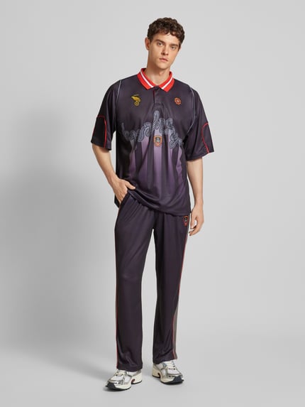 The Hundreds Poloshirt mit 1/2-Ärmel Black 1
