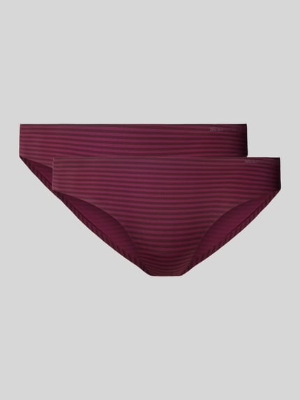 Marc O'Polo Slip mit Allover-Muster im 2er-Pack Bordeaux 1
