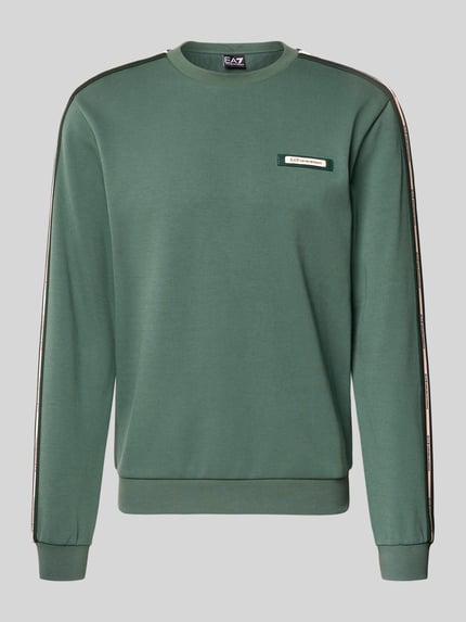 Bluza z detale z logo i okrągły dekolt Shop The Look MANNEQUINE