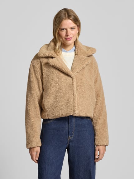 NOISY MAY® Kort jack van teddybont, model 'NATI' Camel - 4