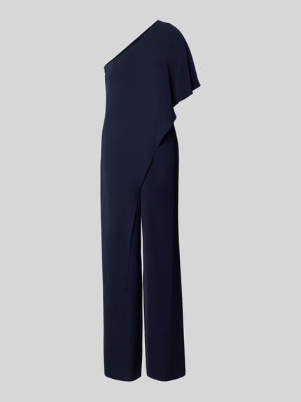 Lauren Ralph Lauren Jumpsuit mit One-Shoulder-Träger Modell 'APRIL' Marine 2