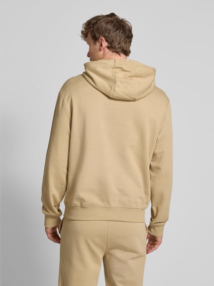 HUGO Dres z nadrukiem z logo model ‘DapoDayote’ Beżowy 5