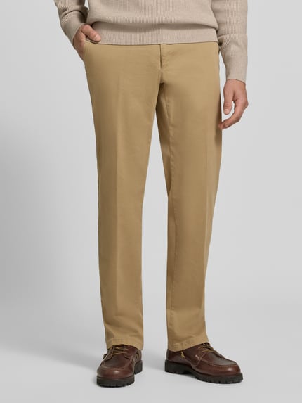 Brax Regular Fit Chino aus Baumwoll-Mix Modell 'Evans' Beige 4
