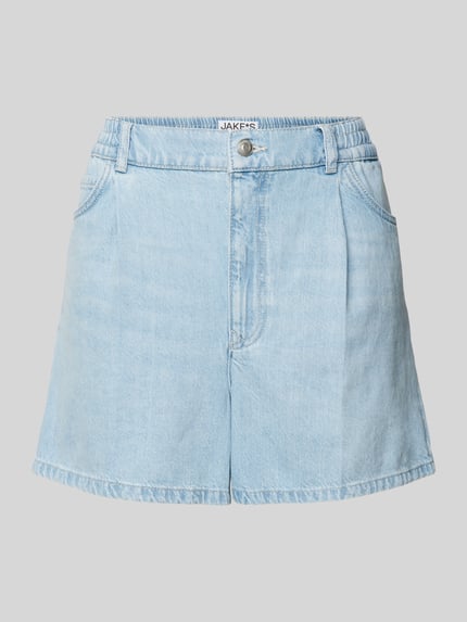 Jake*s Studio Woman Korte jeans met elastische band Lichtblauw gemêleerd - 2