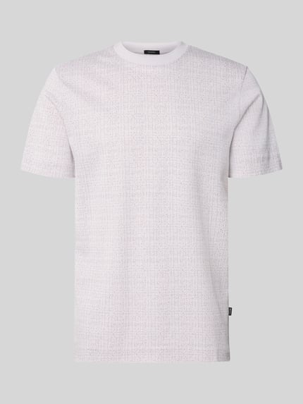 BOSS Regular Fit T-Shirt aus reiner Baumwolle Modell 'Thompson' Offwhite 2