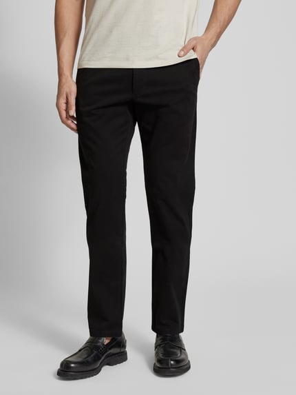 Christian Berg Men Regular fit chino met Franse steekzakken Zwart - 4