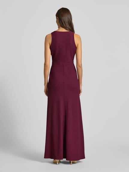 Rinascimento Abendkleid in Wickel-Optik Bordeaux 5