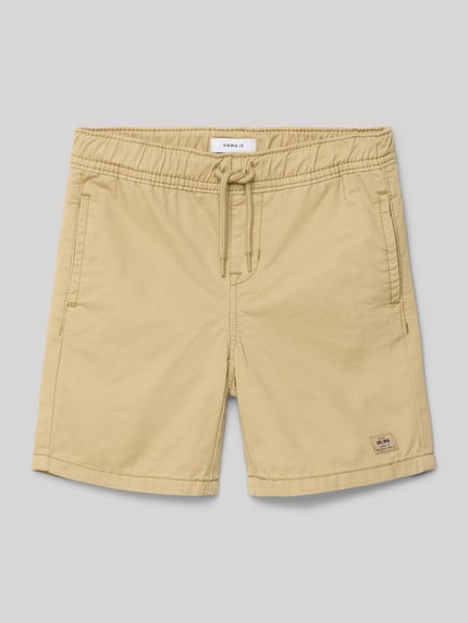 NAME IT Sweatshorts mit Eingrifftaschen Modell 'KMRYAN' Sand 1