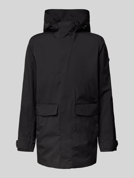 Didriksons Regular Fit Parka mit Pattentaschen Modell 'HARRY' Black 2