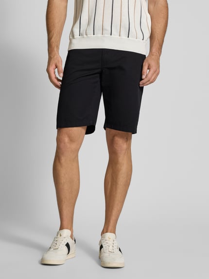 MCNEAL Slim Fit Bermudas mit Eingrifftaschen Black 4