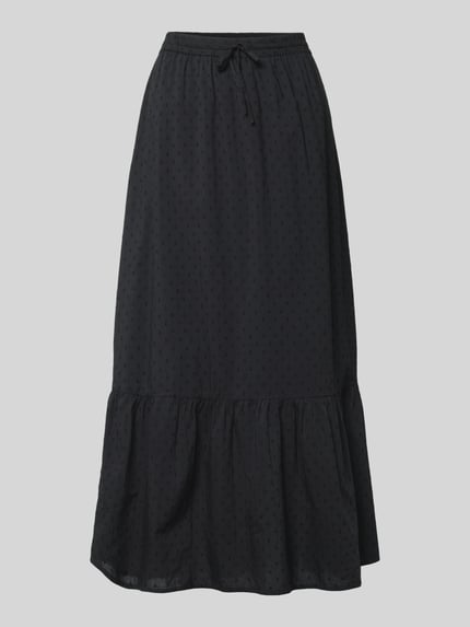 Ausgestellter Maxi-Rock aus reiner Baumwolle Modell 'TRINE' Shop The Look MANNEQUINE