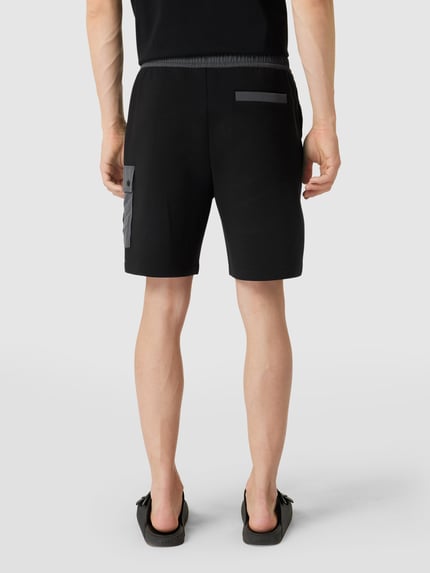HUGO Sweatshorts mit Label-Patch Modell 'Dowen' Black 5