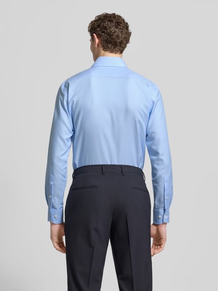 OLYMP Modern Fit Business-Hemd mit Knopfleiste Bleu 5